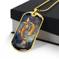 Sternzeichen Halskette FISCHE, spiritueller Schmuck, personalisierte Geschenke, Halskette aus Edelstahl od. 18K Vergoldung in Geschenkbox,kostenlose Gravur