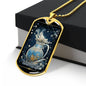 Sternzeichen Halskette WASSERMANN, spiritueller Schmuck, personalisierte Geschenke, Halskette aus Edelstahl od. 18K Vergoldung in Geschenkbox,kostenlose Gravur