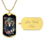 Sternzeichen Halskette WIDDER, spiritueller Schmuck, personalisierte Geschenke, Halskette aus Edelstahl od. 18K Vergoldung in Geschenkbox,kostenlose Gravur