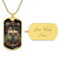 Sternzeichen Halskette ZWILLING, spiritueller Schmuck, personalisierte Geschenke, Halskette aus Edelstahl od. 18K Vergoldung in Geschenkbox,kostenlose Gravur