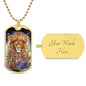 Sternzeichen Halskette LÖWE, spiritueller Schmuck, personalisierte Geschenke, Halskette aus Edelstahl od. 18K Vergoldung in Geschenkbox,kostenlose Gravur
