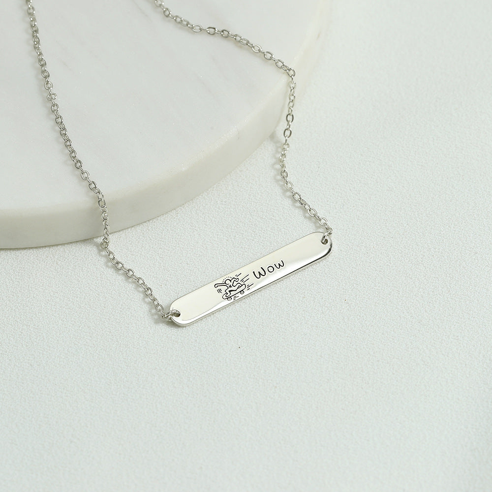 Klassisches, modisches, anpassbares, vielseitiges Armband mit Namensdesign