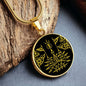 SAK YANT-Halskette, Thailändisches Tattoo, spiritueller Schmuck, personalisierte Geschenke,
