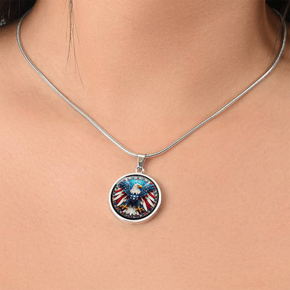 Adler Anhänger,  Geschenke für Männer, Halskette, Geschenkidee , USA , Patriotisch , Vintage-Look , Schmuck